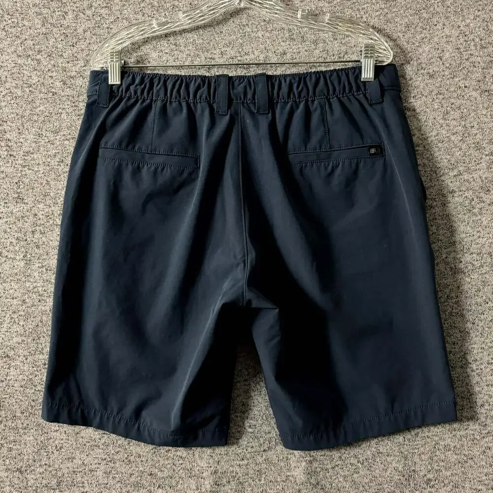 Banana Republic Men's Size 34 Blue Polyester Chino Shorts